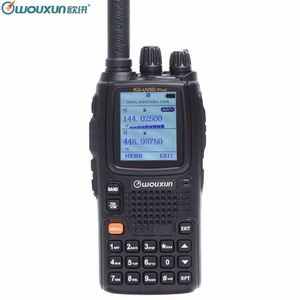 

walkie talkie wouxun kg-uv9d plus upgrade multi-band multi-functional dtmf ham 2 way raidos, 7 bands included air band, 136-174mhz/400-512mh