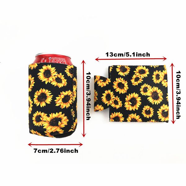 

coolers sleeves neoprene beverage slim with bottom can beer cover case wedding decor party favor coke cup set 330ml 10*1