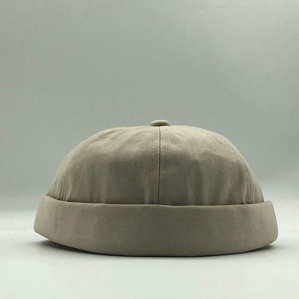 

мужская улица повседневная докер моряка байкер шляпа шляпа петли bearie bricless cap мода мода унисекс тыква винтажным военнопленным шапом s, Black;white