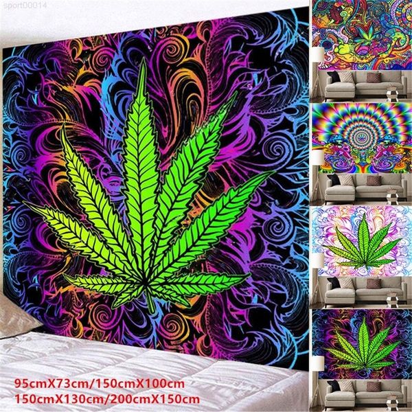 

индийская медитация гобелена висит на стене галлюциногенного волокна