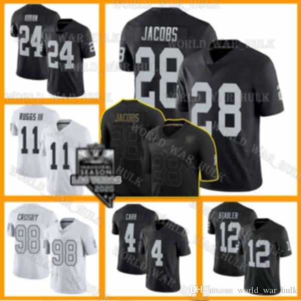 

лас вегас обработка рейдеров 28 josh jacobs 83 darren weler custom 11 henry ruggs iii 24 charles woodson 4 дерек cerr hunter renfrow, Black;red