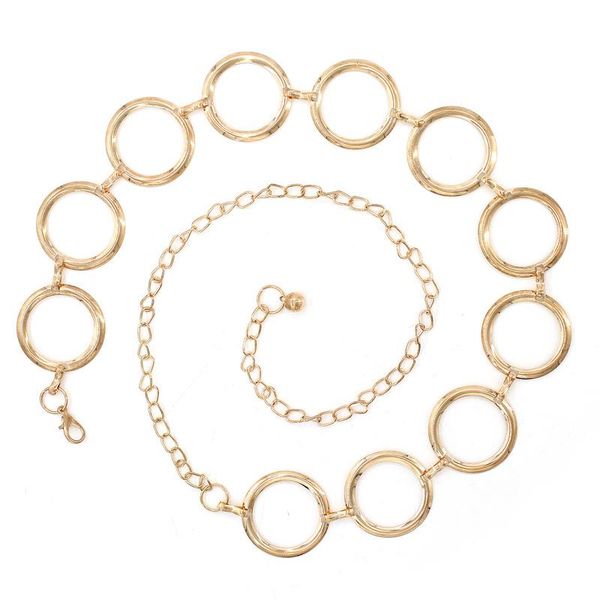 

fashion waist chain round string belt ladies dress belt, Black;brown