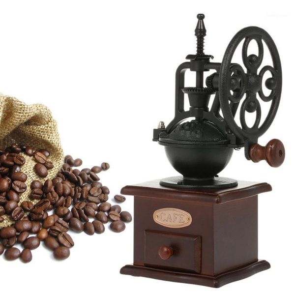 

electric coffee grinders hmt vintange manual grinder antique red wood portable bean mill with adjustor1