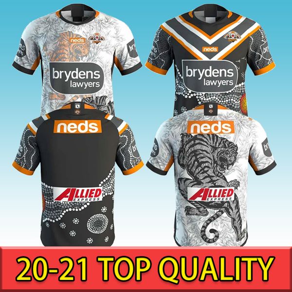 

2020 2021 western tigers rugby jerseys shirts 20 21 australia rugby wests tigers mens west tiger rugby shirt s-5xl, Black;yellow
