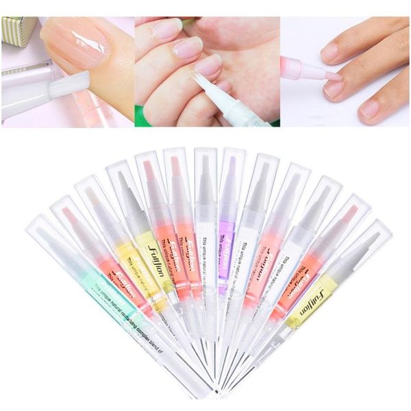 

5ml fruit flavour nail treatment polish nail art pen nails repair cuticle revitalizer prevent agnail nail polish nourish skin wmtrul