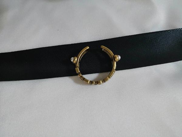 

rings designer jewelry women rings adjust vintage exquisite hollowed-out fashionable ring accessories d letter adjust women ring, Silver