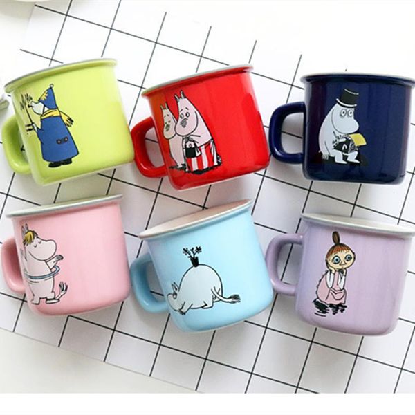 

moomin mug mumin valley finland muumintroll little my lovely muumi family milk coffee mug breakfast copo cup christmas gift