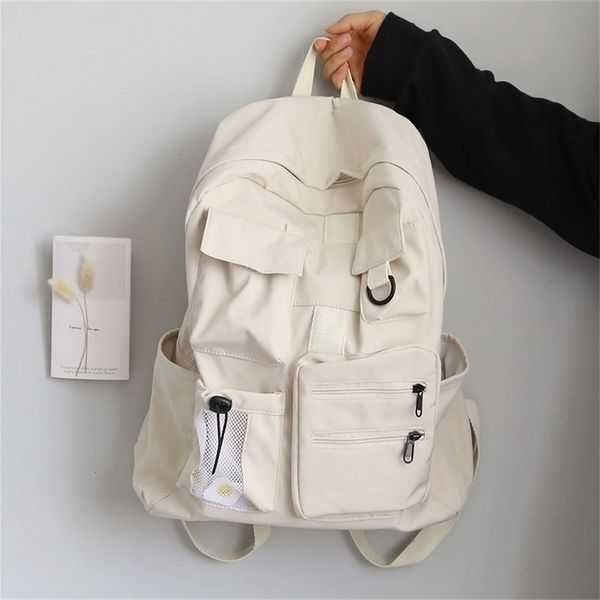

multi-pocket design women backpack teenage girls school bags soft campus student book bags for school teen