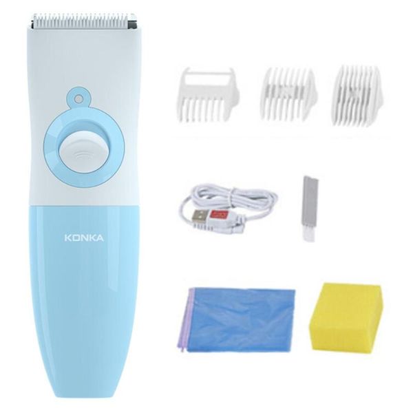 

hair clippers konka baby trimmer professional rechargeable clipper kids usb charger waterproof ceramic