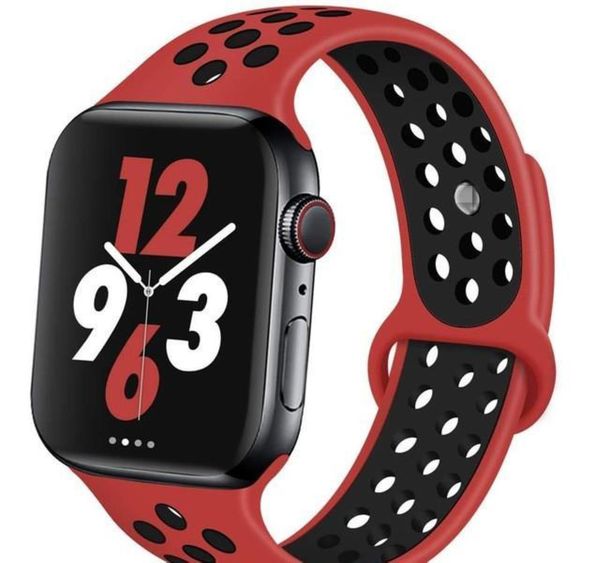 

sile strap for watch band 44mm 40mm 38mm 42mm 40 42 44 mmbreathable wrist belt sport bracelet iwatch s jllrna xjfshop