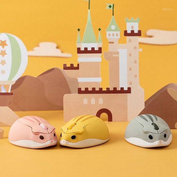 

mice cute cartoon pink wireless mouse usb optical computer mini portable hamster design small hand for girl lapgift1