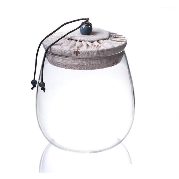 

transparent glass bottle food storage jar big capacity container bottle kitchen spice seale qylrzb mj_bag