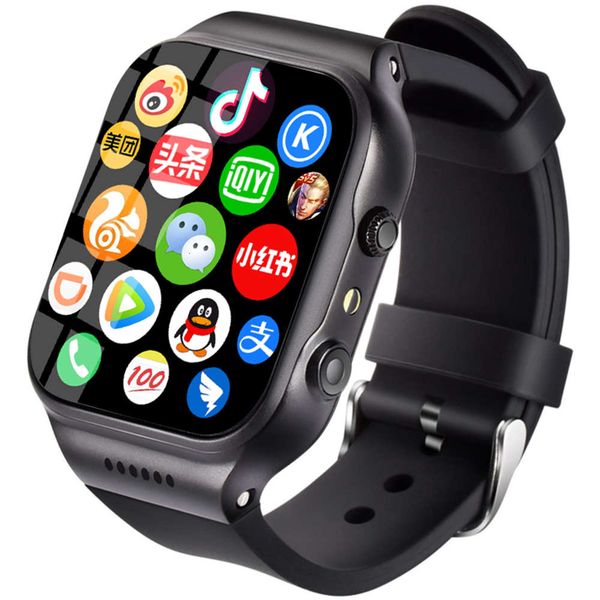 

super smart watch phone 4g all accs wifi internet black technology female junior high school student sportable