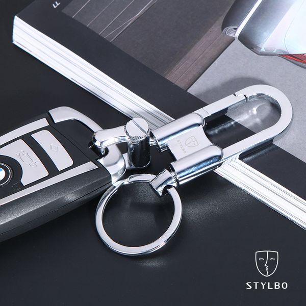 

sibo multi functional circle quality remote control pendant men and women multi-functional car key chain, Silver