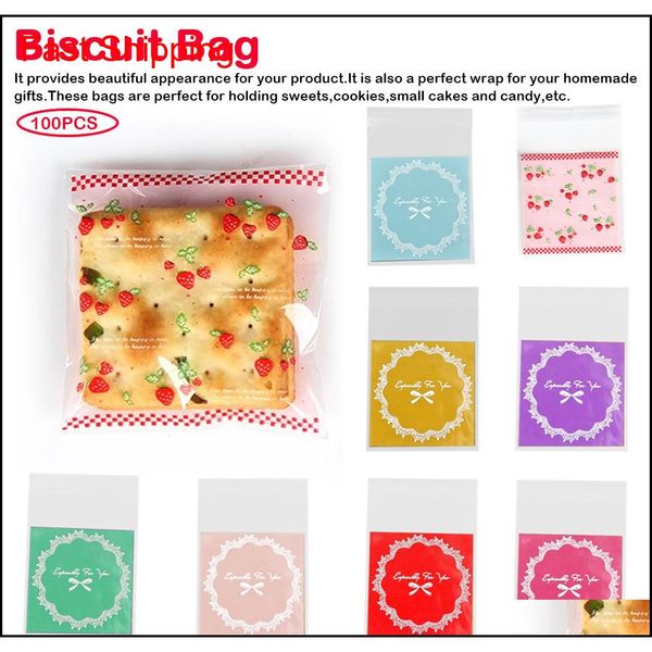 

snowflake christmas plastic candy cookie biscuits snack packaging bag adhesive gift bags for home wed qylfqx lipper