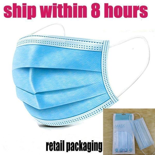 

loop pcs million stockdisposable mask retail elastic packaging designer breathable ear ply 3 protective in face and comfortable jhldp
