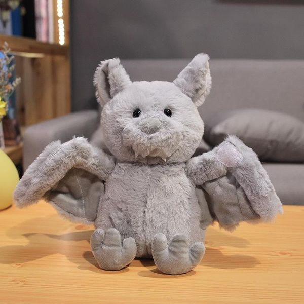 

1pc 24cm bat plush toy dark elf cute lifelike bat baby soft toy sleep storytelling plush kids toys gift for children wmtduu
