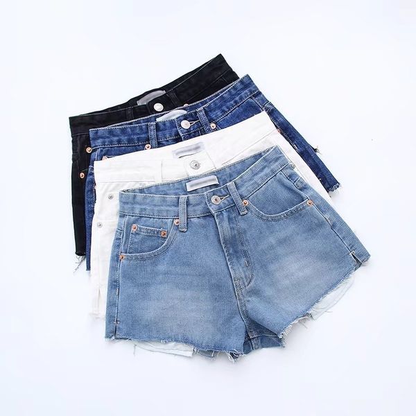 

2019 summer new style casual jeans shorts women's pants, Blue