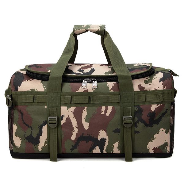 Camo ginásio esportes saco homens À Prova D 'Água Fitness Training Treinamento Mochilas Multifuncional Viagens Bagagem Ao Ar Livre Tote Esportivo para Masculino Q0705