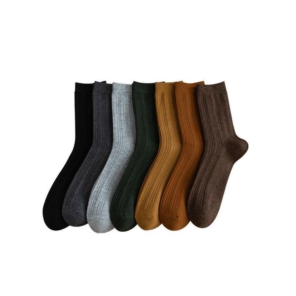 

salina men's socks winter and spring short tube new year solid color pattern mercerized wool leisure sports comfortable bbytgf, Black