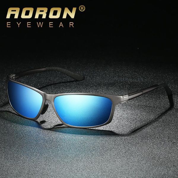 

sunglasses aoron aluminum magnesium polarized men women designer goggles sun glasses drive eyewear hombres, White;black