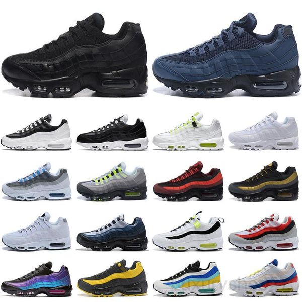 

2018 new cushion 90 kpu men women sport shoes classical sneakers 11 colors sports casual shoes size 36-46 ty5c, Black