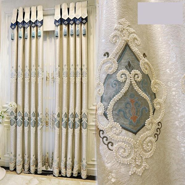 

curtain & drapes custom curtains luxury european style villa with velvet embroidered bedroom windows and tulle e106