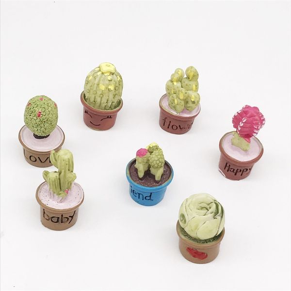 

1: 12 mini doll house dollhouse furniture flower garden setting resin fleshy bonsai potted plants handmade design crsm
