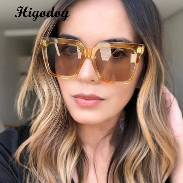 

sunglasses higodoy vintage square women retro oversized sunglass for men fashion ladies sun glasses gafas de sol, White;black