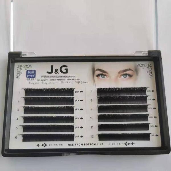 

false eyelashes matte flat lashes split tips individual mink ellipse shaped natural light soft happyeyelash