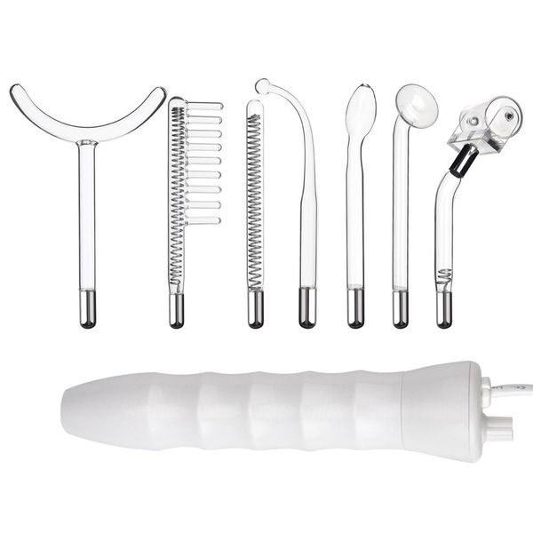 

ozone therapy machine home high frequency wand most popular high frequency facial wand d'arsonval high frequency, Black;white