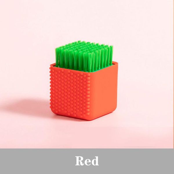 

1 шт. силиконовая щетка для чистки кухня ванная комната мертвые угловые щетки прачечная ванна бытовой уборки крана щетка sqcema