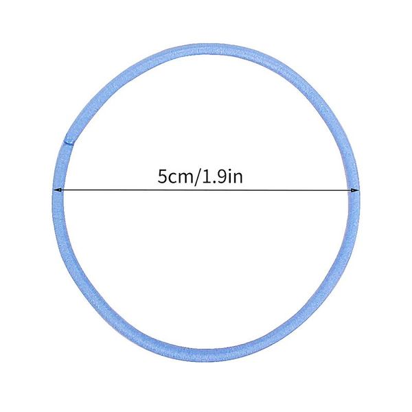 

new 10pcs set girls candy colors nylon 5cm rubber bands kids safe elastic hair bands ponytail holder children hair accessories h wmtzfl, Black;brown