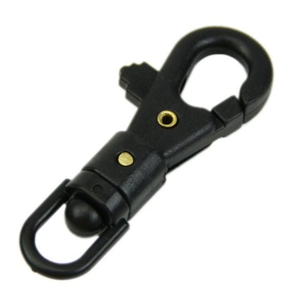 

5 pcs survival carabiner rotatable buckle quickdraw chain edc tool key chain lightweight plastic umbrella rope qu qylabz