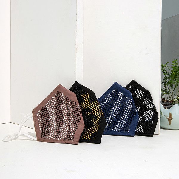 

creativity new diamond designer fashion masks for anti-dust breathable washable face mask reusable ing