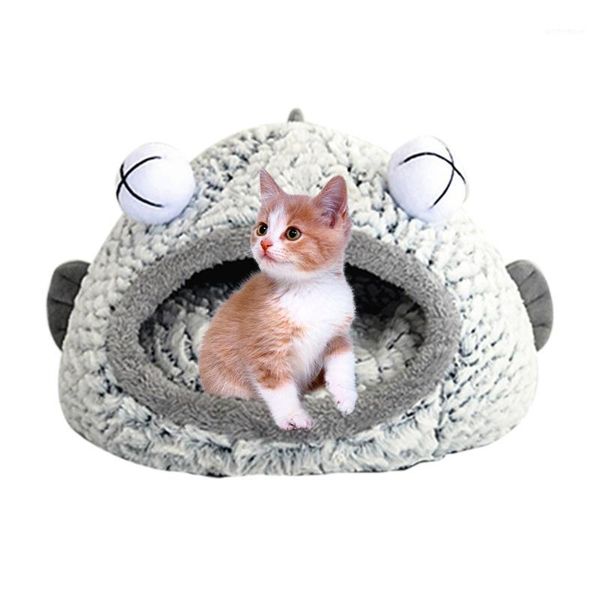 

warm catalufa cats bed accessories soft sleeping nest pet bed mat house for small medium large dogs cave durable pet product1