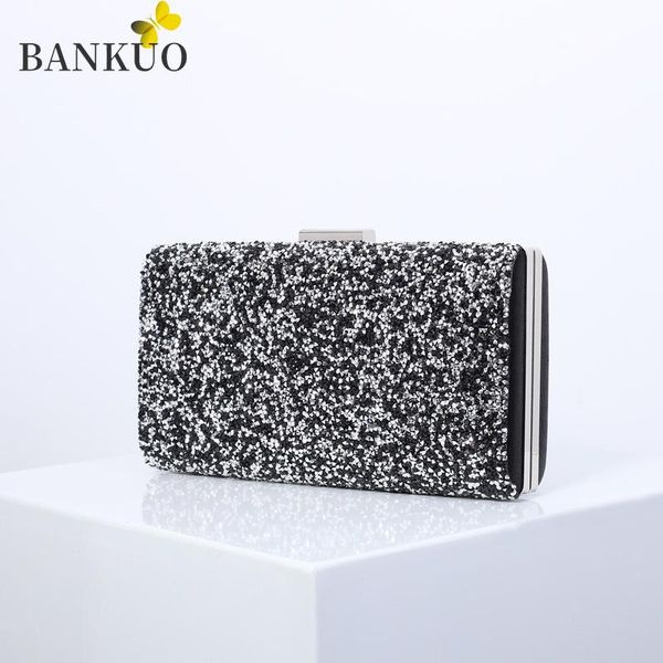 

bankuo new rhinestone ladies evening bag daily collocation european american style banquet package bar focus ladies handbag c14
