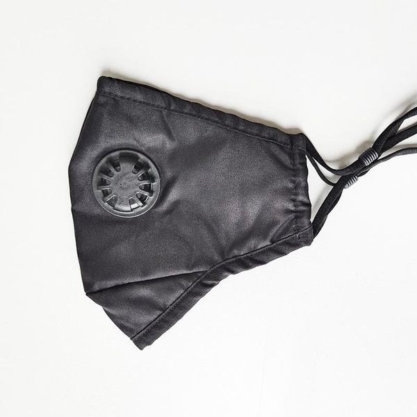 

открытый спортивный анти-пыль-маска для езды водонепроницаемая пылезащитная маска для лица с дыхательным клапаном встроенный фильтр для вело, Black