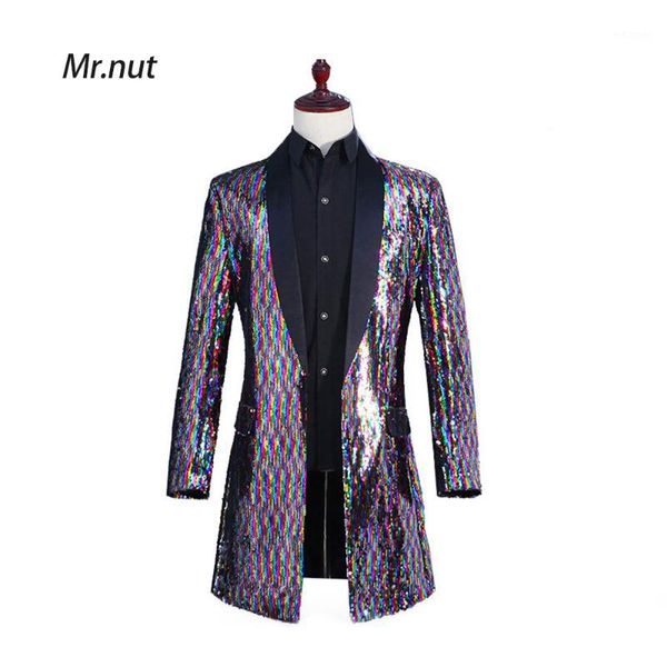 

mens sequin tuxedo jacket tails slim fit tailcoat dress coat swallowtail dinner party wedding blazer suit jacket1, White;black