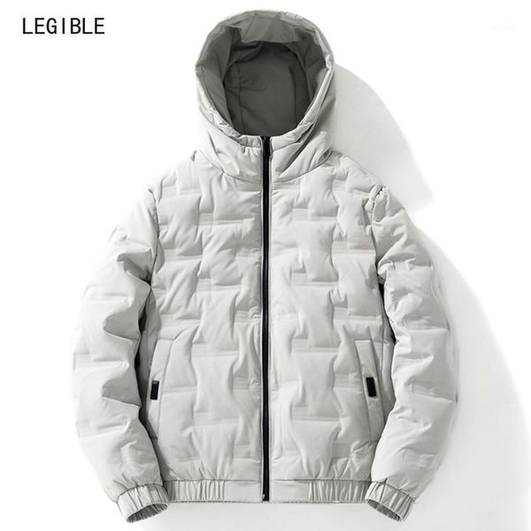 

men's down & parkas legible winter jacket men casual mens thicken warm men's jackets hooded man coats1, Black