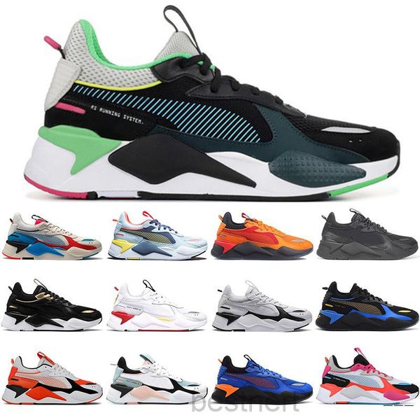 

fashion rs x reinvention toys shoes casual shoes for mens women white blue atoll bright peach purple mens trainers sneakers 36-45 jk5g, Black