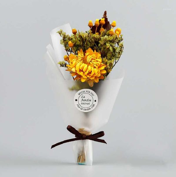 

decorative flowers & wreaths artificial flower crystal grass mini dry bouquet craft gifts diy po prop natural dried for wedding home decorat