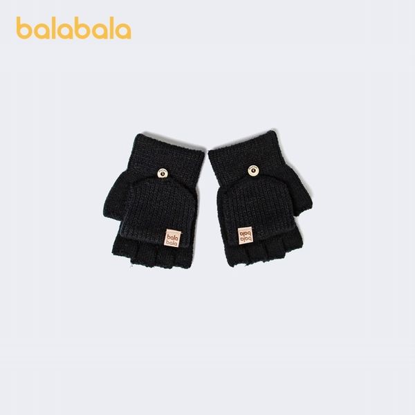 

store balabala children's gloves winter new warm half finger knitted children random delivery