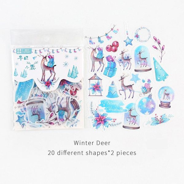 

40 24 designs d diary stickers scrapbook section warm winter series japanese cute creative stationery stickers gifts wmtdsn mywjqq