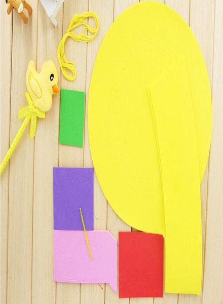 

2 шт. eva пена бумаги ткачество шляпа творческие цветы животных детский сад искусства детей diy ремесленные игрушки вечеринка diy украшения