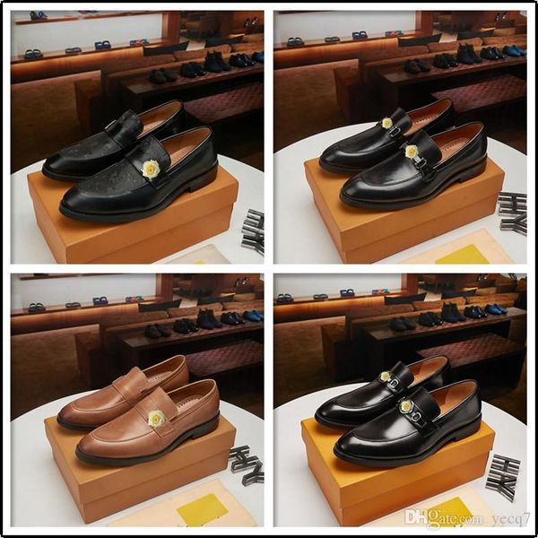 

1j 2018 new fashion spring autumn men luxury leather shoes men dress shoes lace-up solid pointed toe male white shoes flats 22, Black