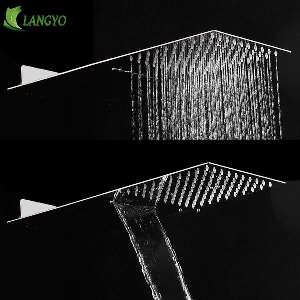 

langyo две функция нержавеющая сталь душевая головка душевая головка душ водопад душевая головка для ванной комнаты ly f1009b jllwdj