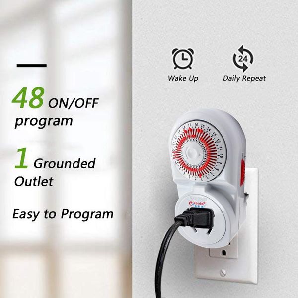 

24-hour cycle automatic power off timer mechanical timer home intelligent timing socket timing appointment switch breakpoint1