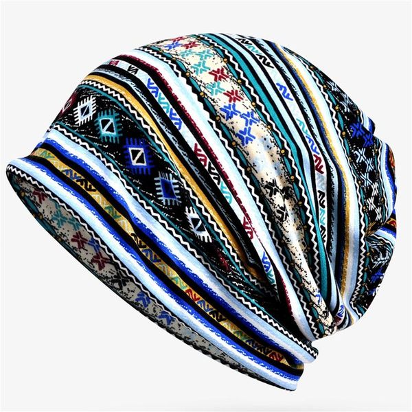 

new women scarf cap winter floral print warm beanie hat fashion soft thermal skullies hat female scarf bonnet, Blue;gray
