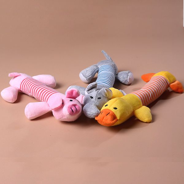 

dog toy puppy plush sound chew cute squeaker squeaky pig elephant duck lovely pet toys